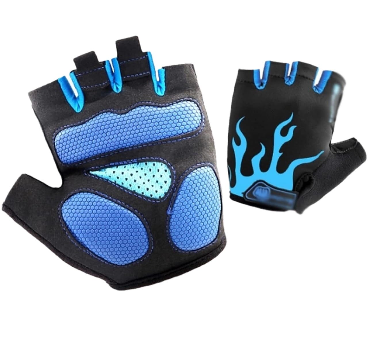 Gants De Pêche Gants De Conduite Anti-Slip Camping Randonnée Gants Gym Gym Fitness Sports Bicycle De Vélo Half Finger Gants De Cyclisme