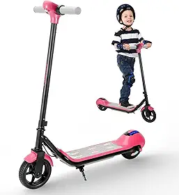 HONEYWHALE E2 Patinete Elétrico Infantil, 138W Motor, 15KM/H Velocidade, 8KM Autonomia, Adequado para Meninos e Meninas dos 6 aos 12 anos, com Luzes LED Multicoloridas, 6,3 Inch Pneus Sólidos