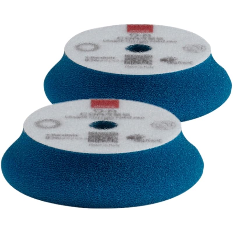 RUPES D-A Series 4" Orbital Foam Polishing Pads Bundle - Includes 2 Fine, 2 Ultra Fine and 2 Coarse Foam Pads - Tailored to Meet The Diverse Needs of Automotive Detailing