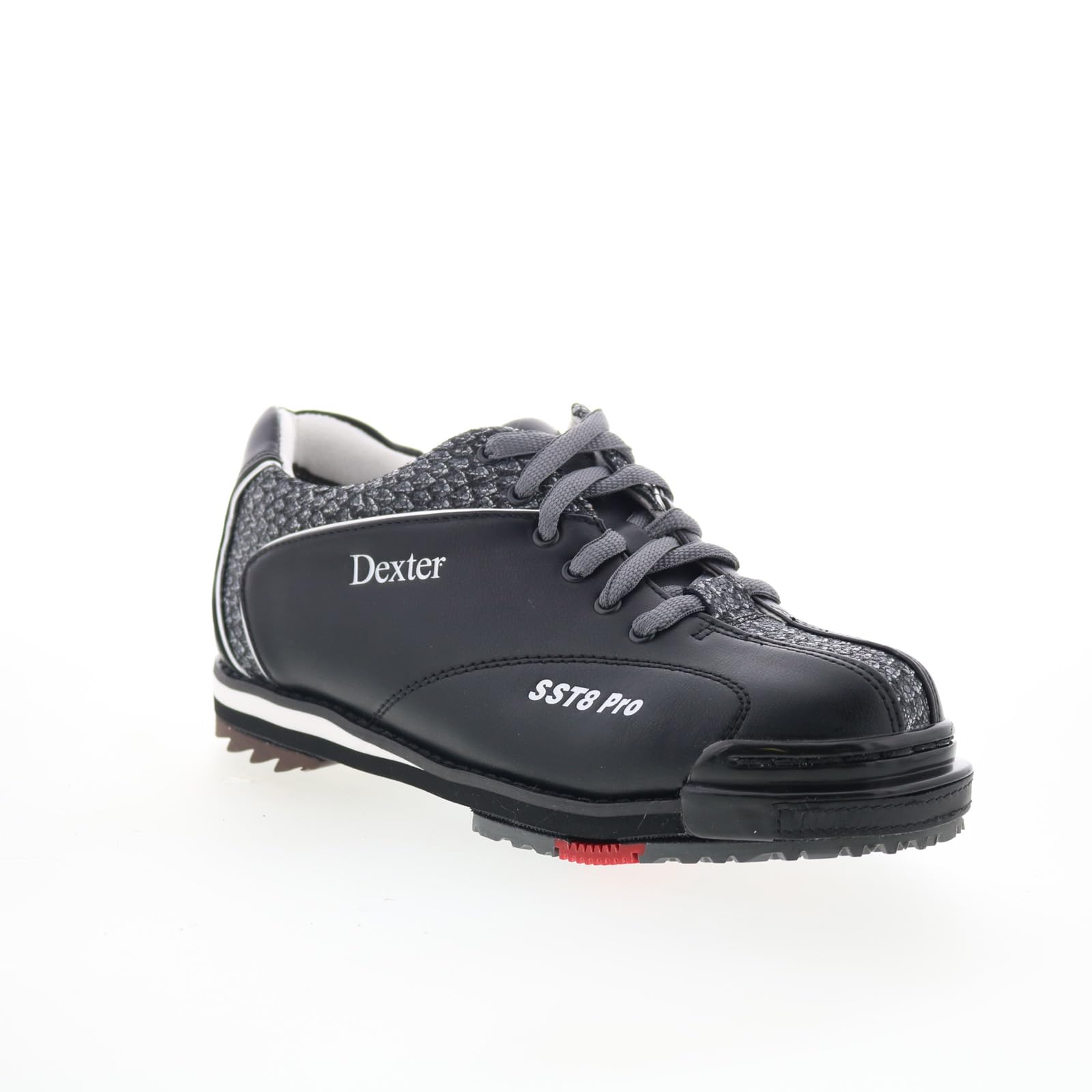 Dexter Mens SST 8 Pro Bowling Shoes - Black/Grey 8.0