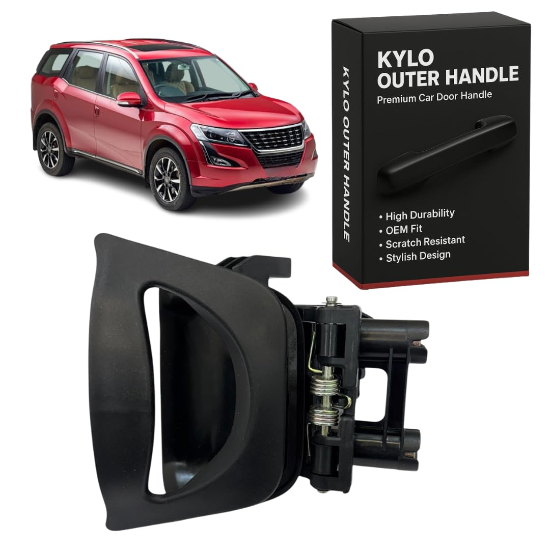KYLO Right Side Car Outer Door Handle| Designed for Easy Installation, Lightweight and Durable Car Handle for (Xuv 500, Rear - Right) (Model No.- 1600 Right)