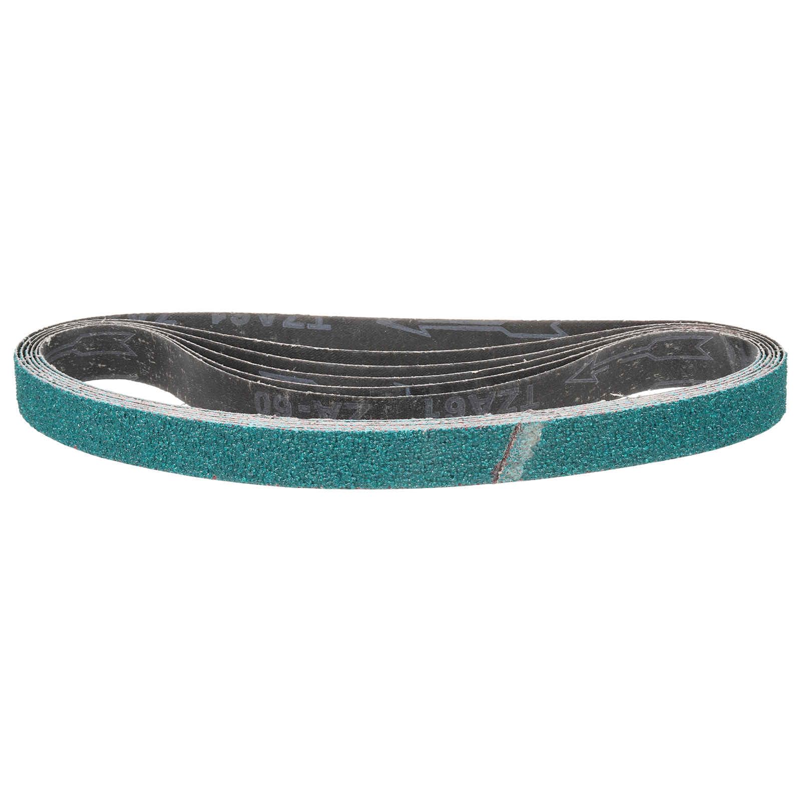 CoCud 50mm x 1067mm Sanding Belt, 6 Pcs 24 Grit Zirconia Knife Sharpener Belts Work Sharpening for Belt Sander Knife Carving Tool Metal Working