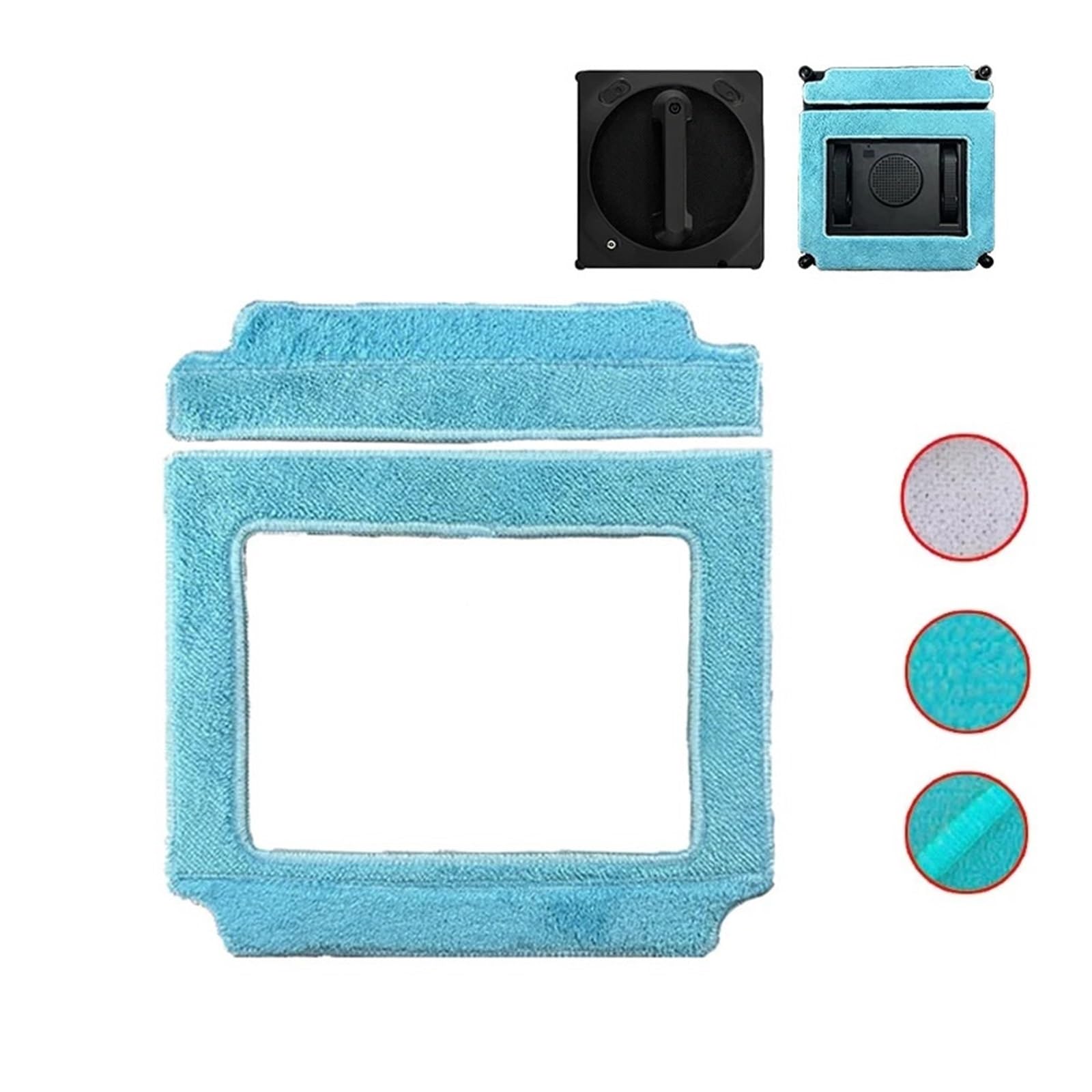 Salviette Quadrate In Tessuto For Scopa, Compatibili Con Purerobo, Componente W-V1S Lavavetri Accessori For Robot Tamponi For Pulizia Panno For Pulizia(6PCS.)