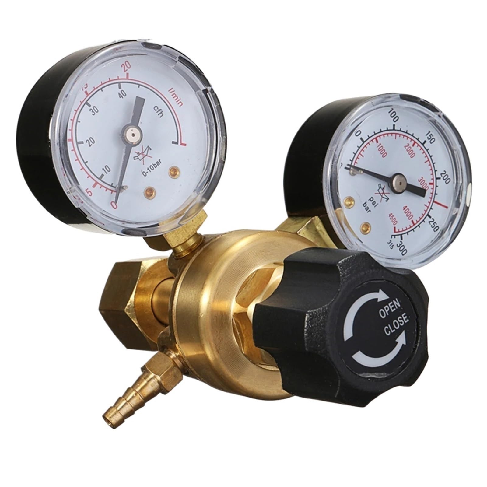Regulatory ciśnienia przemysłowe CO2 Cylinder regulator przepływu przepływu przepływu miernika przepływu W21.8 1/4 Nić 0-20 MPa Zawór regulacyjny Manometr