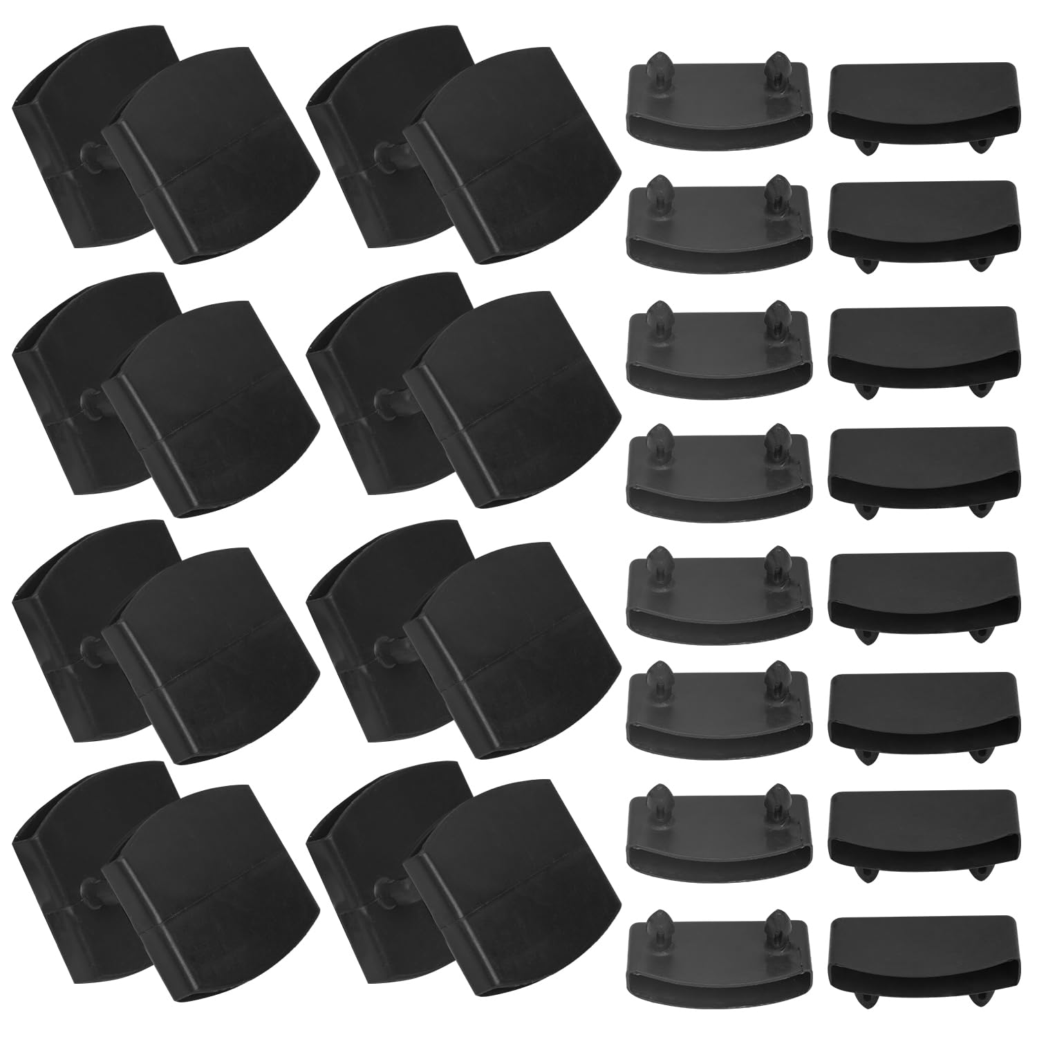 Sgehai 72 Pcs bed slats replacement bed slat end clip,plastic bed slat holders caps 55mm,48 ends and 24 center,for double/single bed and king size replacement support cap
