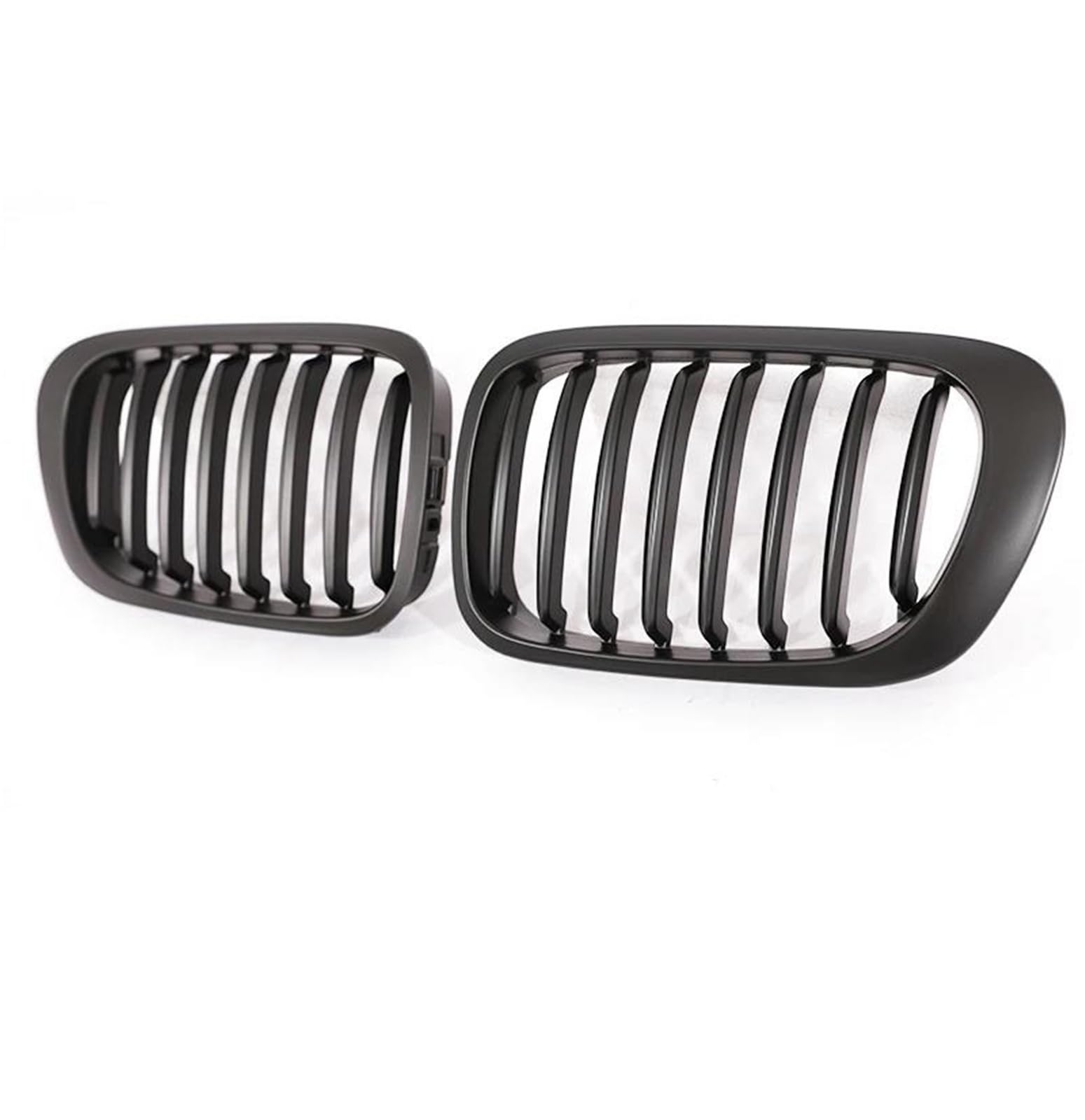 Calandre avant matte black E46 pour corriger les chromes ternes - 5