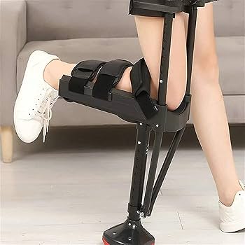 Amazon.co.jp: ハンズフリー松葉杖、歩行補助具、痛みのない膝用