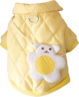 Winter Dog Coat Dog Jacket with Thick Flannel Lining Dog Clothes for Small Dogs Boy Girl Warm Cold Weather Fleece Coat Puppy