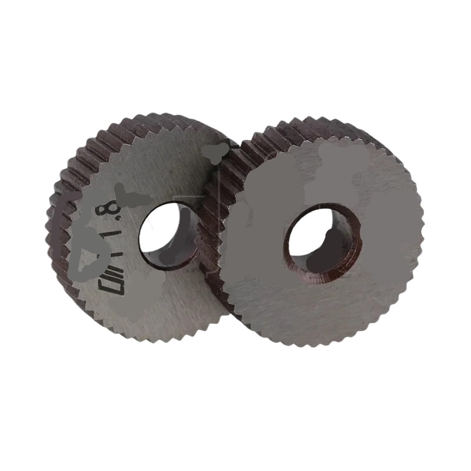 Stalowe proste liniowe kółko radełkowane 2 szt. 28x8mm 1,8mm podziałka