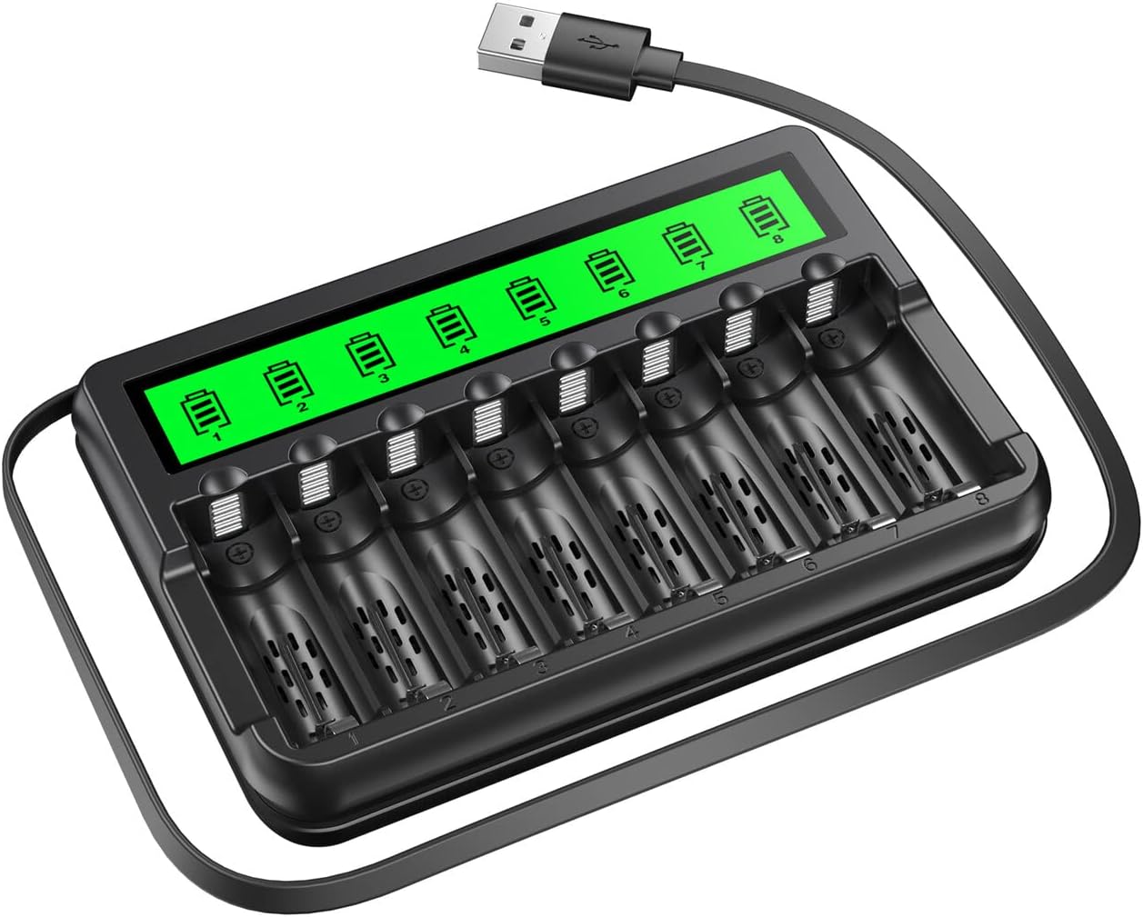 EBL Smart LCD Battery Charger for AA AAA NiMH NiCD Rechargeable