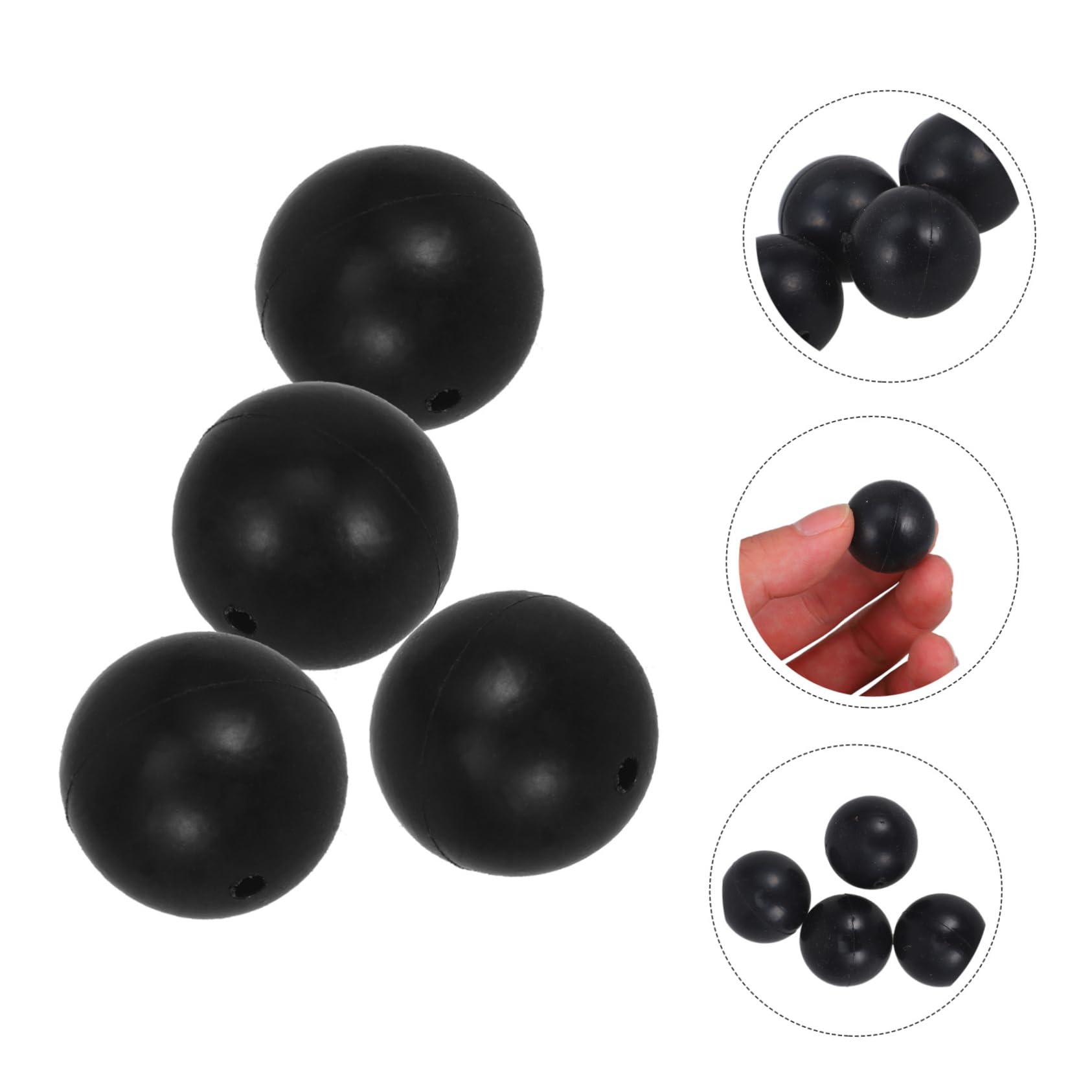 Levemolo 5sets Ethereal Drum Stick Parts Decorative Drum Stick Head Comfortable to Hold Drumstick Accessory 4pcs*5