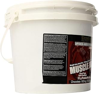 Ultimate Nutrition Muscle Juice, Weight Gain Drink Mix - Mass Gainer Workout Powder for Men & Women - Supplement for Lean Muscle Growth & Immune Support with 55g Protein - Chocolate, 13.2lb