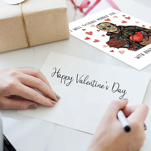 Miniatura 5 de mmuue Tarjeta traviesa del día de San Valentín para ella él, tarjeta de aniversario grosera para marido y esposa, regalo de cumpleaños con temática