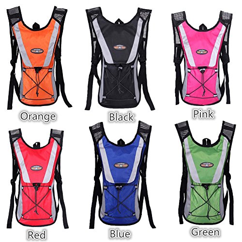 Image of Monvecle Hydration Pack Water Rucksack Backpack Bladder Bag Cycling Bicycle Bike /Hiking Climbing Pouch + 2L Hydration Bladder