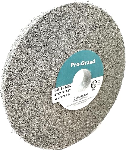 EXL Deburring Wheel 6" x 1/2" x 1", 8S Medium, 18277