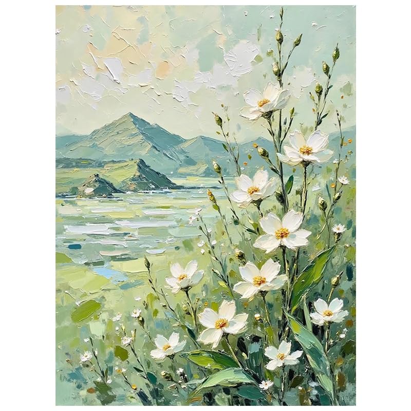 Peintures à l'huile sur toile pour illuminer un salon sombre au style moderne