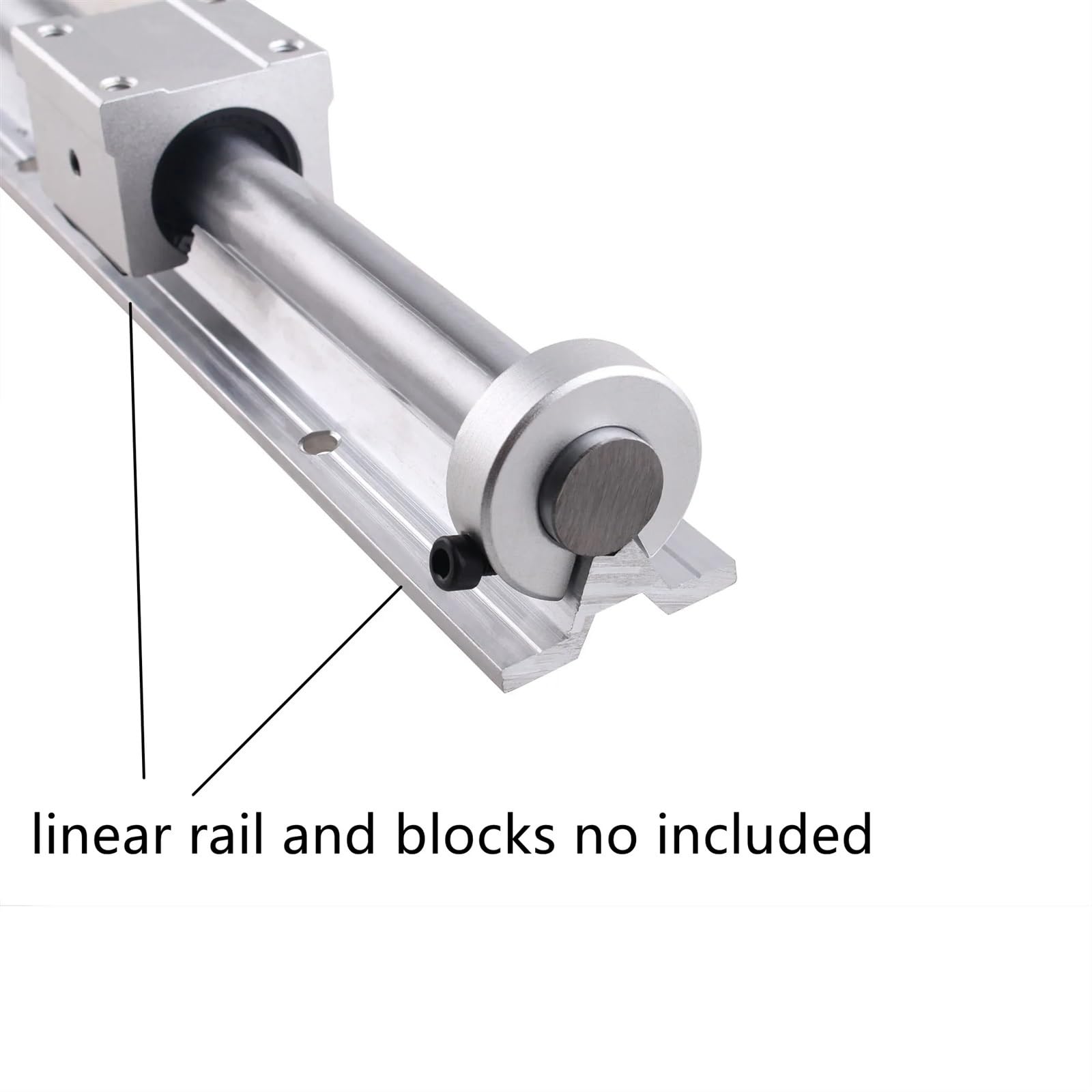 4PCS SBR12/16/20/25mm Linear Schiene Welle Anschlag Kragen Welle Aluminium Legierung Grenze Befestigungs ring 3D Teile Feste Lineare Schiene Lager(4PCS SBR12 Ring)