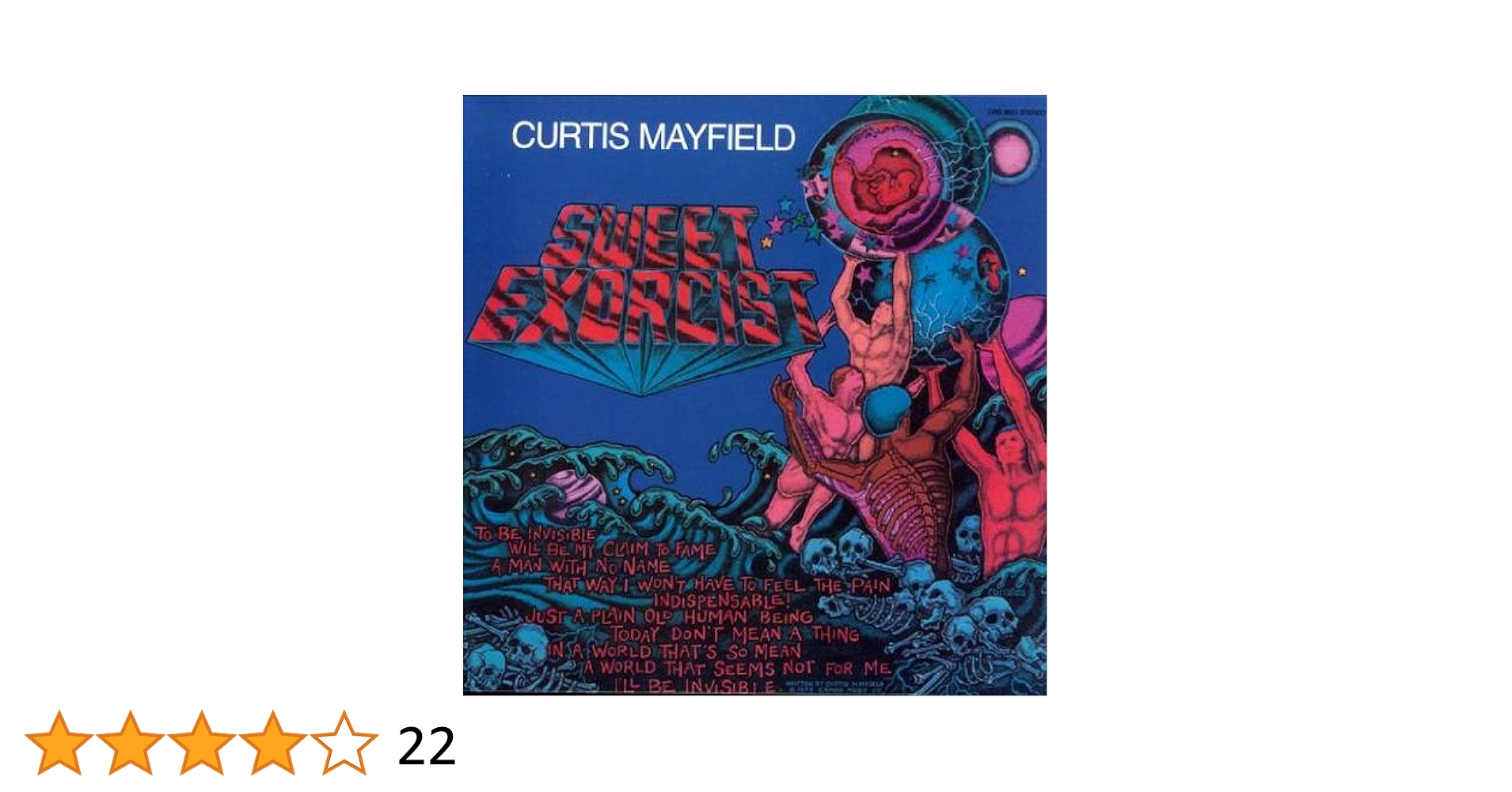 Curtis Mayfield Sweet Exorcist レコード Sweet Exorcist (album) - Wikipedia