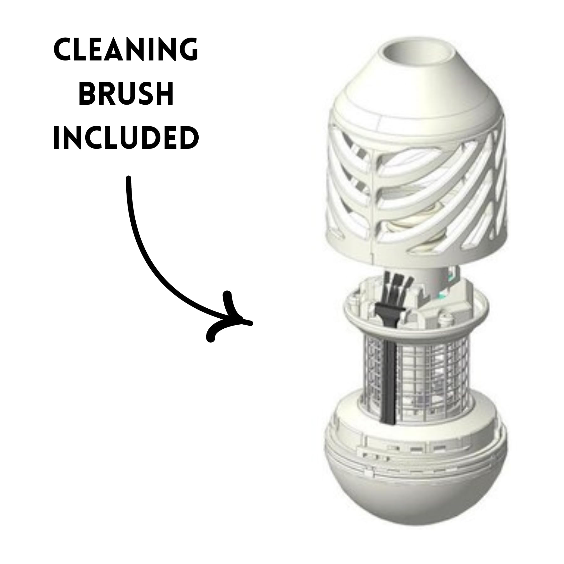 Black Flag Lampadina elettrica anti-insetti da 9 Watt, confezione da 2, per interni ed esterni, adatta a prese standard, trappola per insetti
