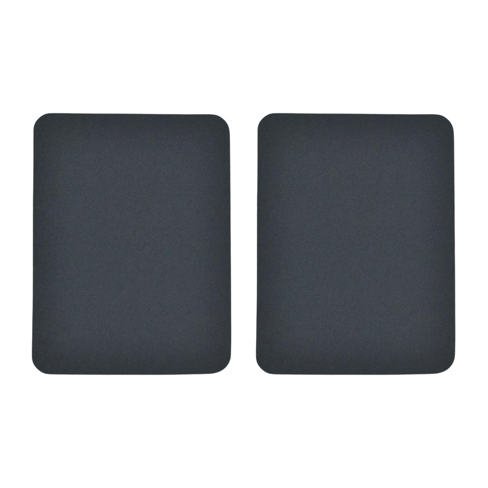 celloexpress Dark Grey Gabardine Elbow Patch Iron On Sew On - Polyester Twill Woven DIY Clothing Repair (5 Pairs) โ image 1