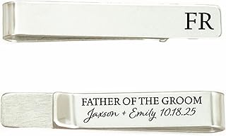 Personalized Father Of The Groom Gift Father of the Groom Tie Clip Father Of The Groom Wedding Tie Clip Gift For Father In Law Parent Gift FATHER-GROOM-TIE