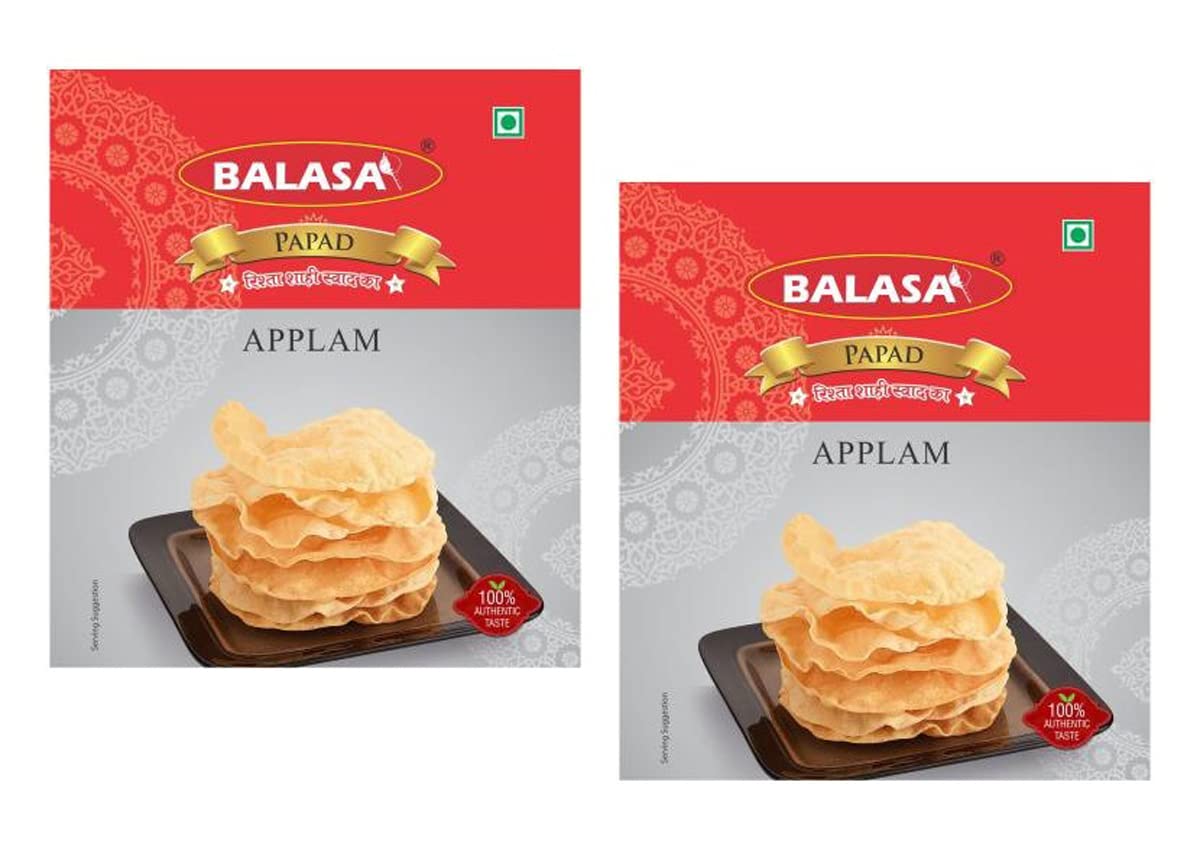 Balasa Appalam Papad (180 Gms x 2 Packets) (B09J3ZWYQZ) Amazon Price History, Amazon Price Tracker