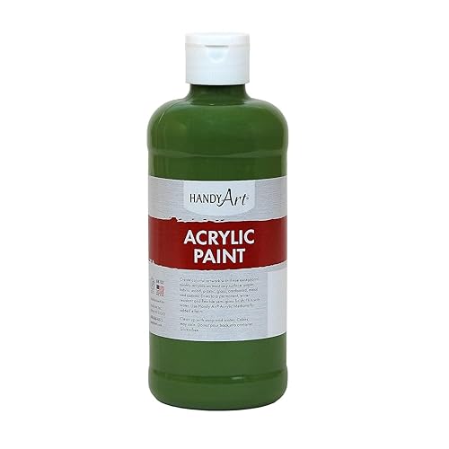 Handy Art Student Acrylic Paint 16 ounce, Green Oxide