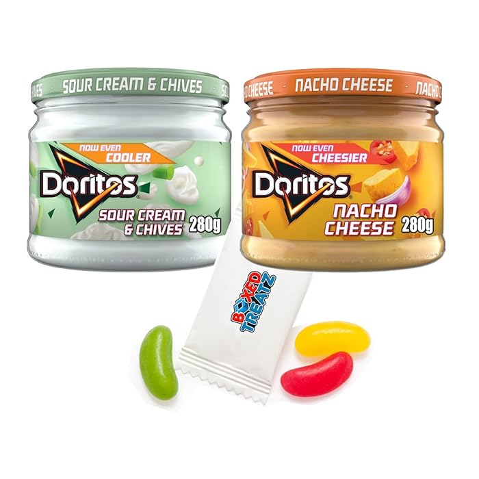 Buy Doritos Dips Assorted Flavours Bundles Nacho Cheese 280g + Sour