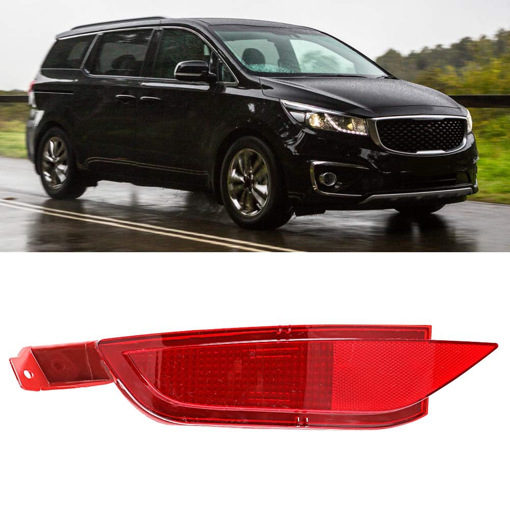 Feu Antibrouillard Arrière Gauche Pare-Chocs Pour Ford Fiesta MK7 (2008-2016) - Réflecteur Rouge ABS Haut De Qualité