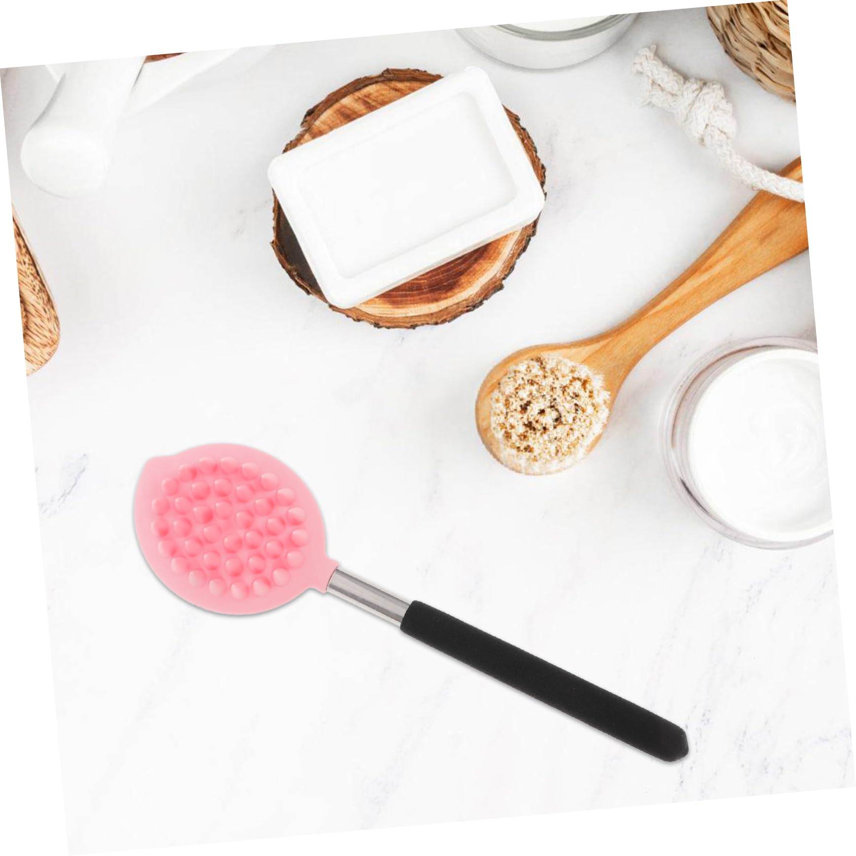 Beaupretty 5piezas Cepillo De Mango Para Exfoliación y Masaje De Espalda Herramienta De Ducha Para Cuerpo y Personal