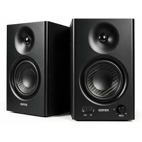 Edifier MR4 Computer Speakers for Desktop PC, 42W Studio Monitors, Black