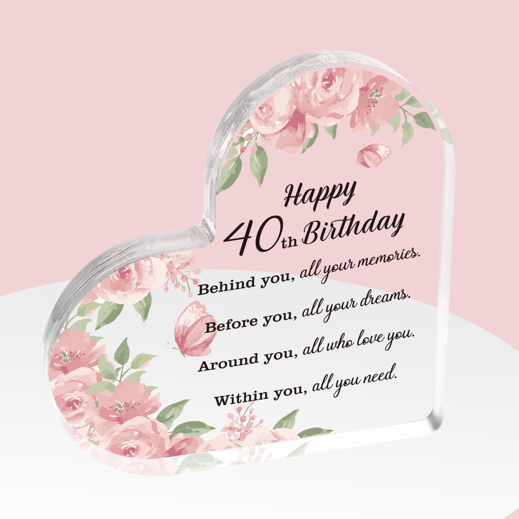 40th Birthday Gifts For Women Acrylic Ornament 40th Birthday Gifts For Men Birthday Gift Presents For Women Presents For Female Birthday