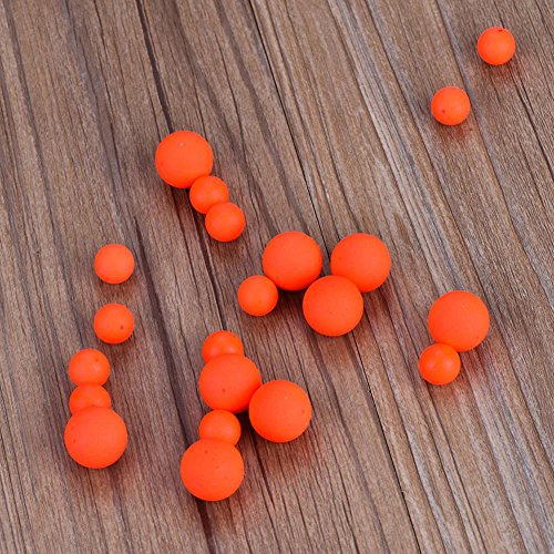 Fishing Lure Float Balls,100Pcs EPS Foam Buoyancy Ball Fishing Float Bobbers Drift Ball Strike Indicator Fishing Tackle Foam Indicator (4#(18mm))