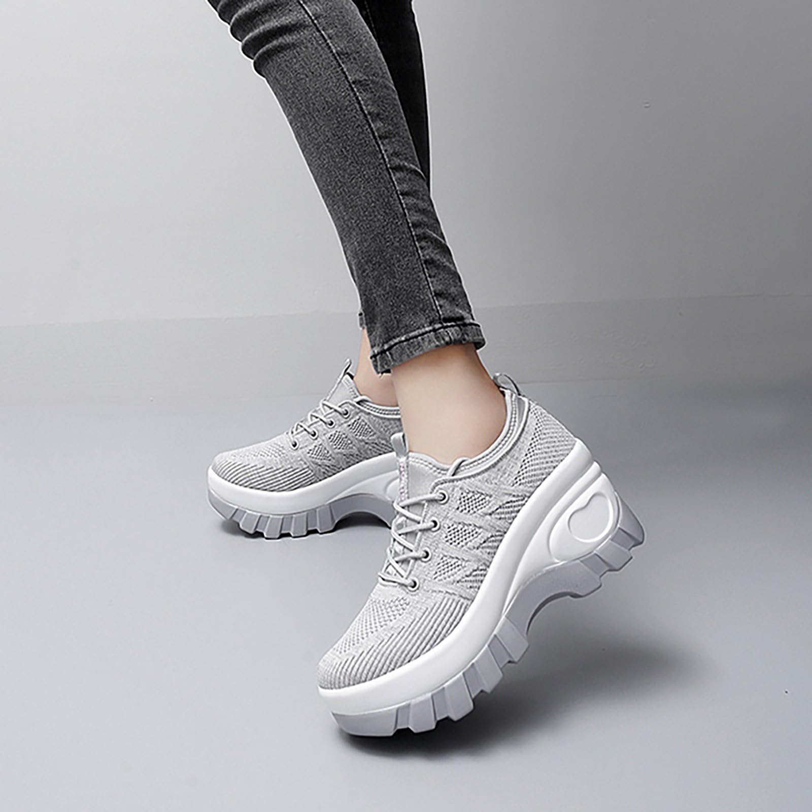 Scarpe da Ginnastica Donna Comode Traspiranti Scarpe Memory Foam Donna | Calzature Atletica in Tessuto Sintetico per Attivita Esterne Sneakers Ragazza Concezione Ergonomica Pelle Sintetica