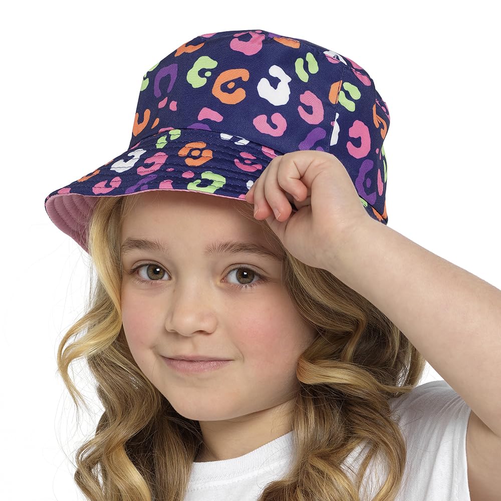 Undercover Kids Bucket Hat GL1108 Navy/Multi Animal Print 7-10 Years