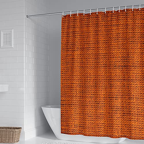 Rideau de douche marron 180x180 en polyester pour une ambiance spa - 2