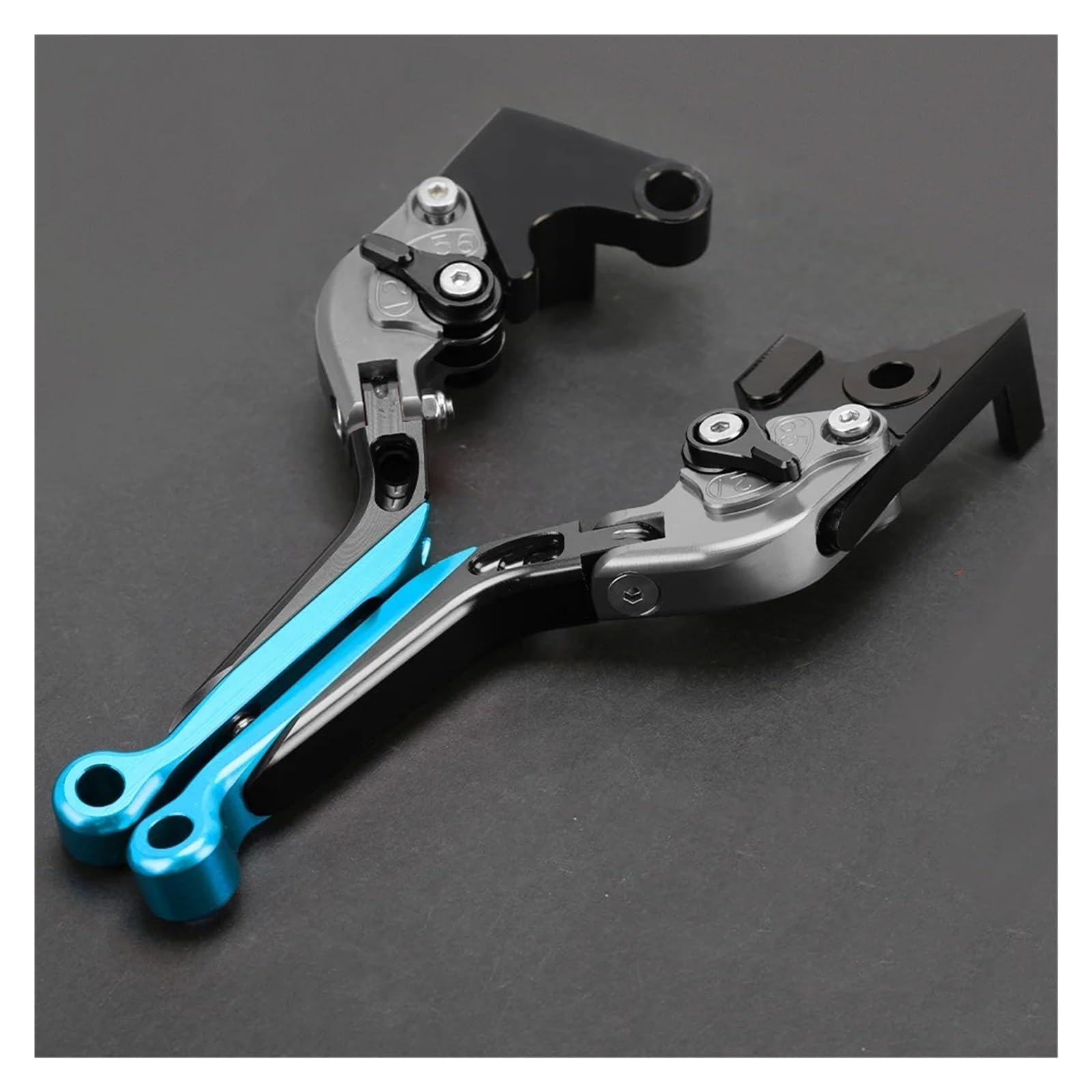 Jwqebns F Style Motorcycle Brake Clutch Levers For Suzuki Gsx1400 Gsx650f Hayabusa Gsxr1300 Sv1000/S Tl1000r Motorcycle Handle Levers Foldable Adjustable Brake Clutch(F Style)