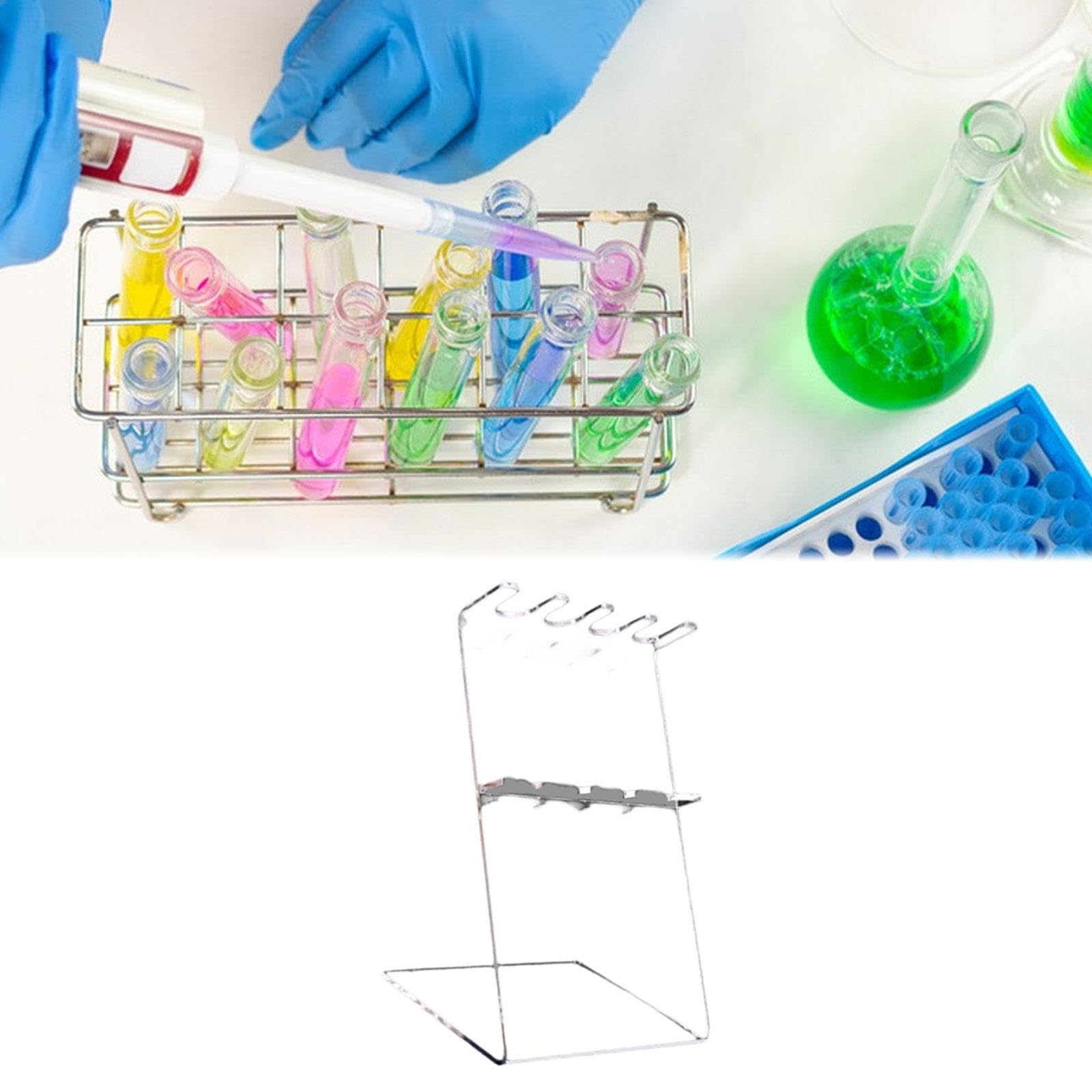 Pipette Rack Support de Pipettes Organiseur Porte-pipettes Instrument Scientifique Matériel Acrylique Convenant Aux Laboratoires Professionnels Établi, 4 Trous