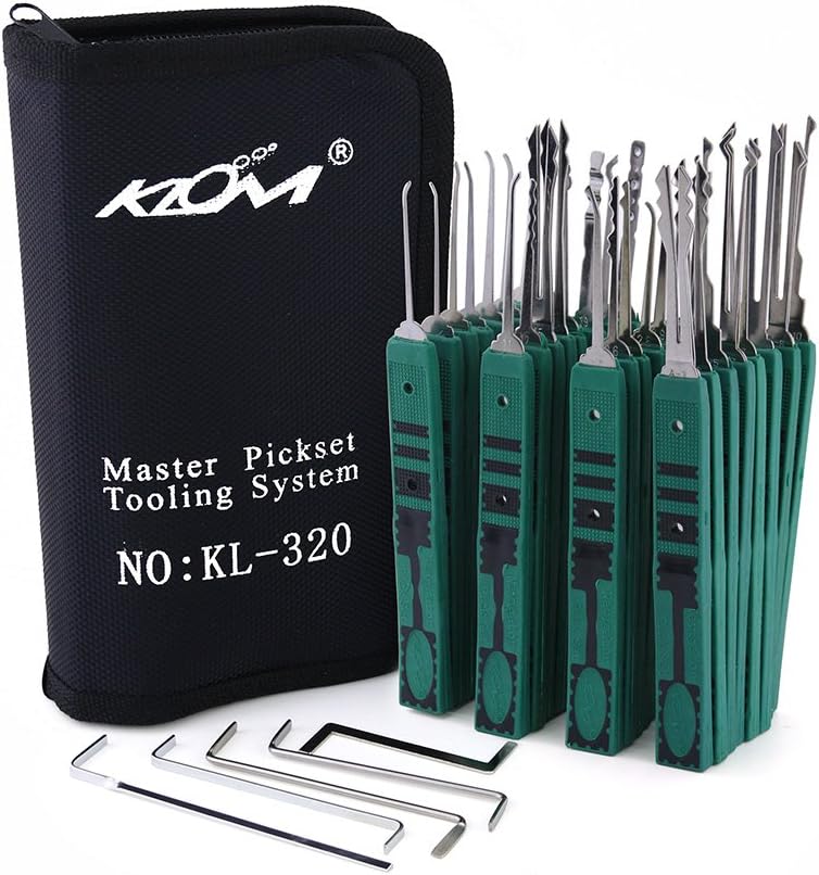 KLOM 31 piece lock pick set