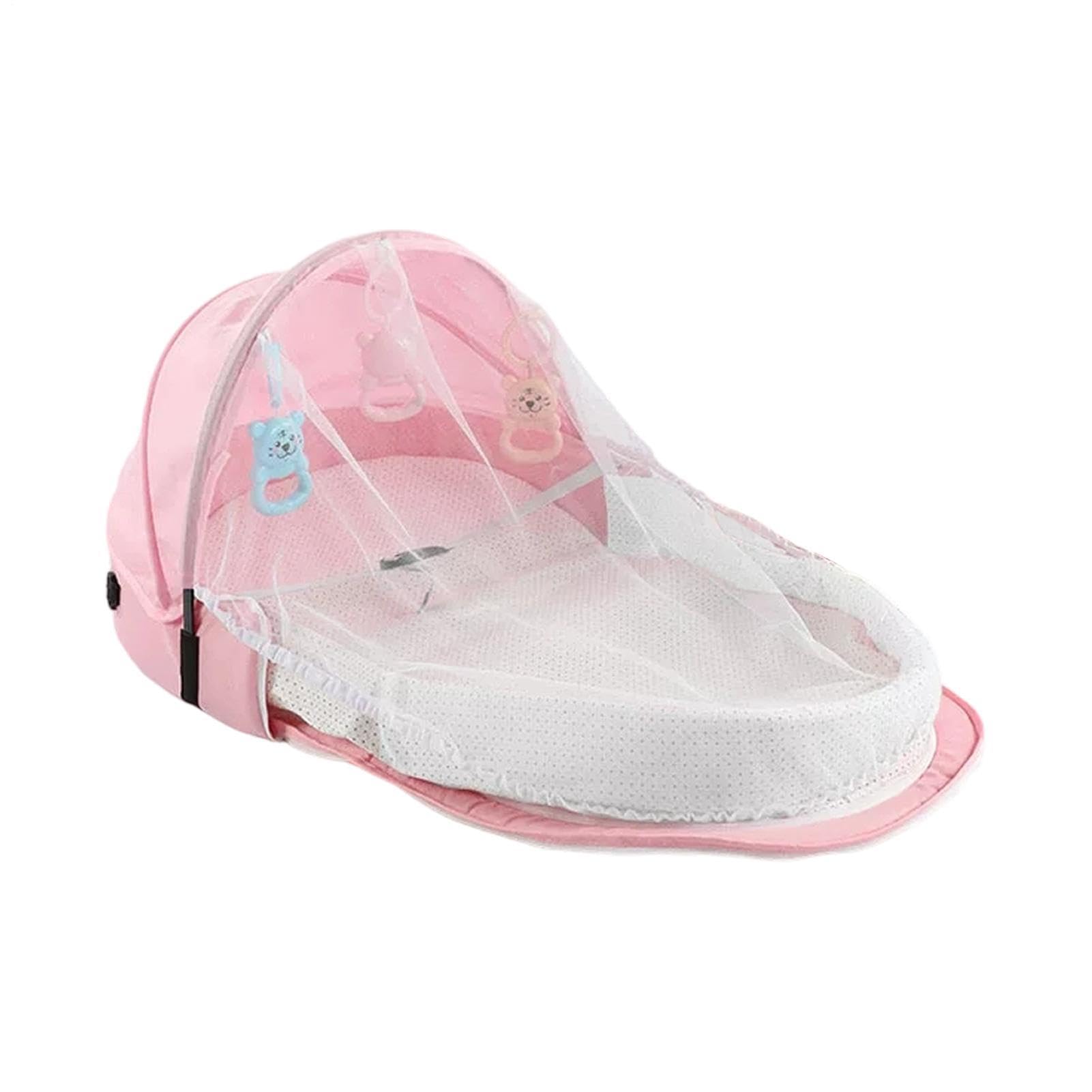 Portable Travel Crib - Removable Washable Sleeping Bed