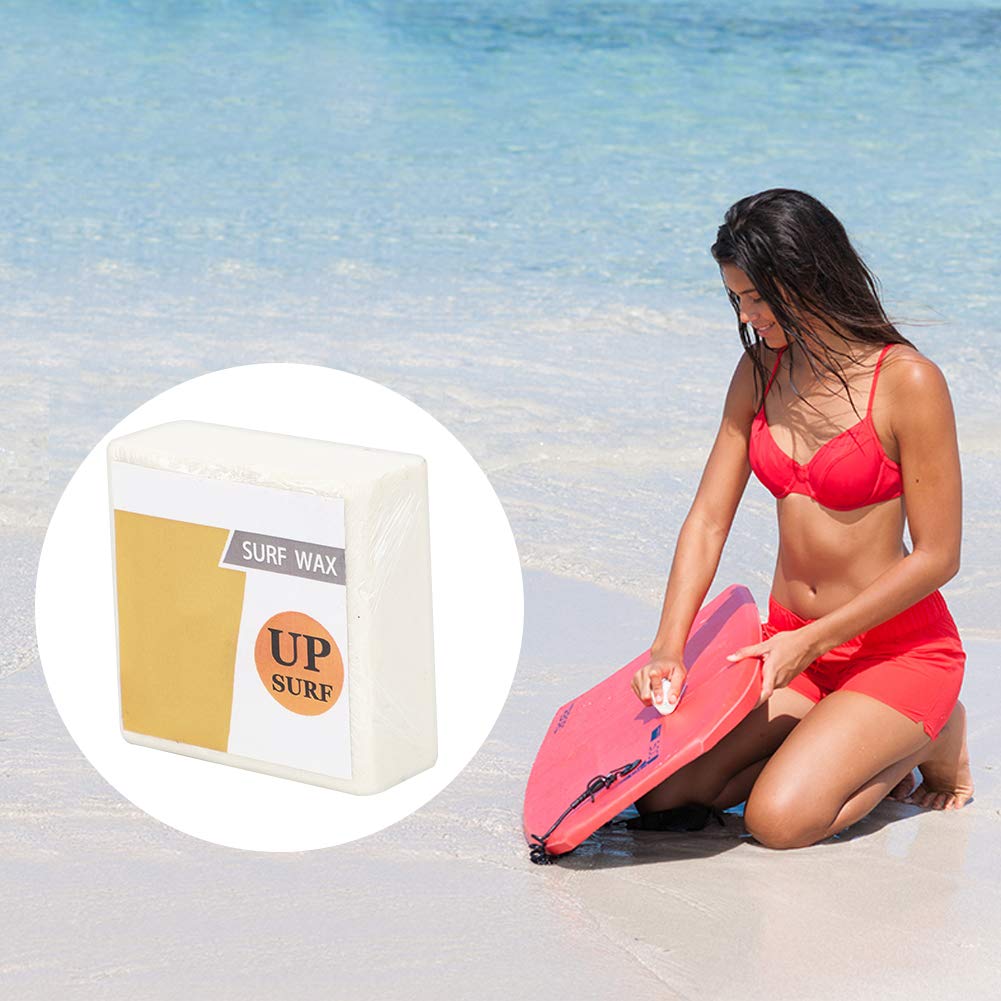 Alomejor Cera para Surf Cuadrada Transparente Blanco Leche Antideslizante