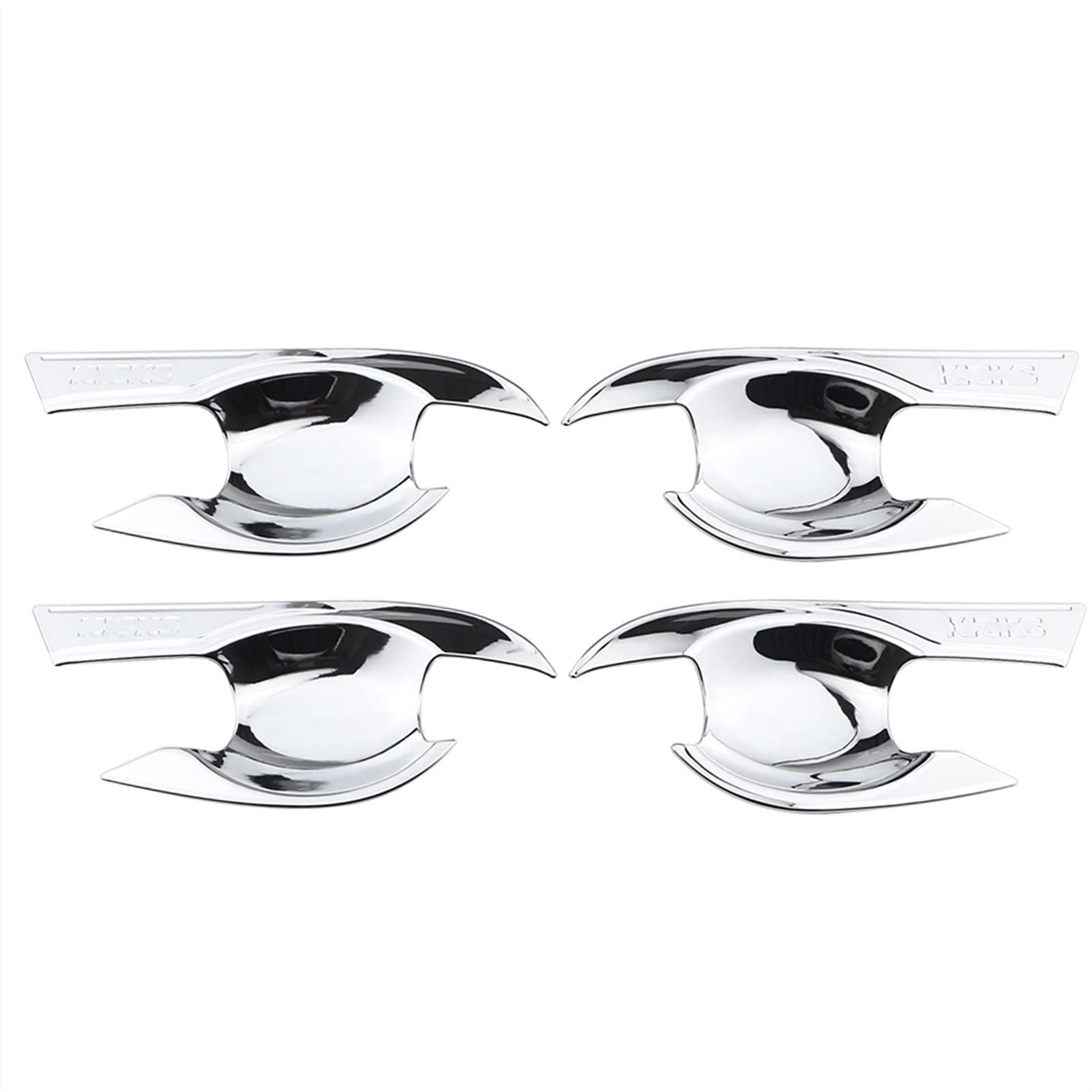 Rinkteea One Color Exterior Car Door Handle For Nissan Kicks 2017-2021 Carmilla Car Door Handle Bowl Side Protector Trim Sticker