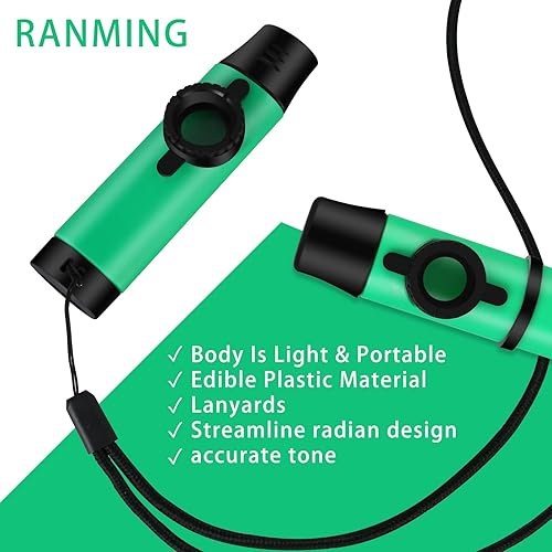 Miniatura 3 de RANMING Kazoo de plástico, Kazoo de tono ajustable, kazoos para niños adultos, instrumentos musicales Kazoos con 6 diafragmas Kazoo, buen compañero