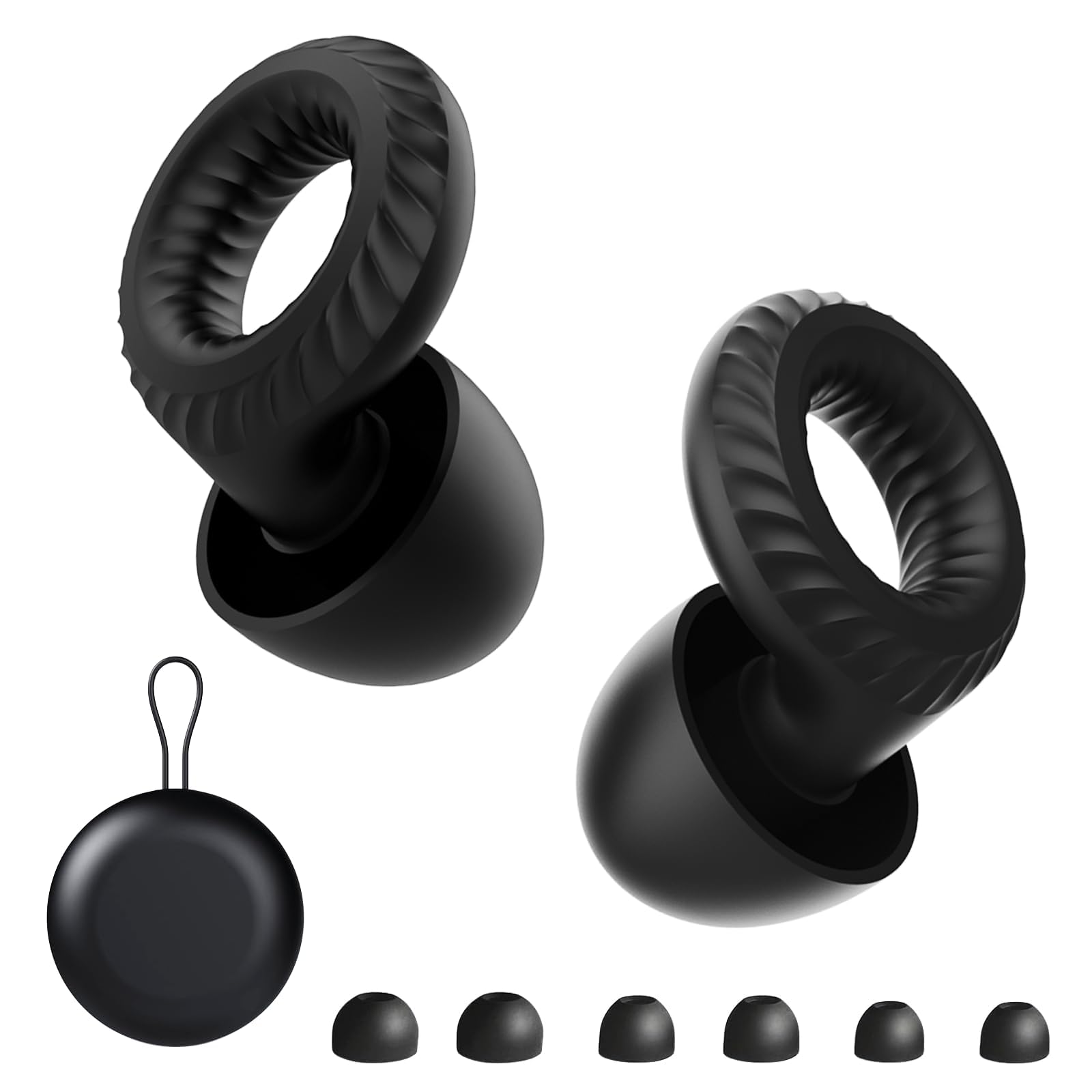 Ear Plugs for Sleeping 30dB Noise Cancelling Earbuds Concert Ear Plugs for Swimming Snoring Sider Sleepers Airplane Silicone