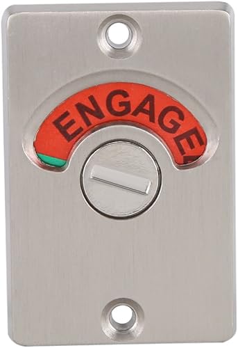 ViaGasaFamido Indicador de bloqueo, indicador verde y rojo muestra si la habitación está ocupada de acero inoxidable baño público baño baño baño