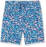 vineyard vines Boys' Printed Chappy Swimsuit Trunk, Blue Bay, 6