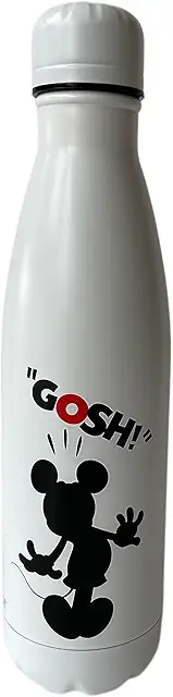 Gourde Isotherme Mickey Mouse Disney - Bouteille Inox 500ml, Maintien Chaud/Froid 12h