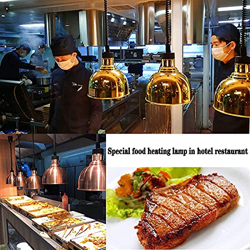 Commerciële Voedsel Warmtelamp, Professionele Voedselverwarmingsverwarmerlamp Voor Thuis Keuken, Restaurant En Buffet… - Afbeelding 8