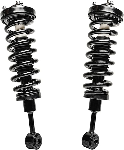Miniatura 66 de Detroit Axle - Amortiguadores RWD para Chrysler 300 Dodge Magnum 06-10 Charger 05-10, 2006 2007 2008 2009 2010 Completo 2 puntales delanteros con