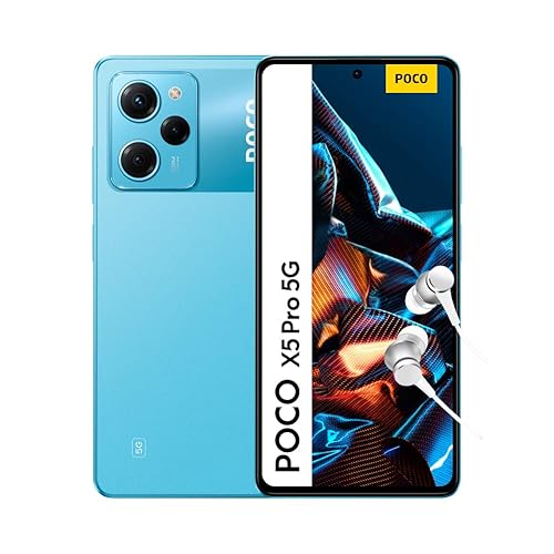 Immagine del prodotto POCO X5 Pro 5G - Smartphone 8+256GB, AMOLED DotDisplay 120Hz FHD+ 6.67'', Snapdragon 778G, 108MP camera principale pro-grade, 67W turbo charging, 5000mAh, Blue (IT + 2 anni garanzia)